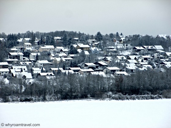 Snow in Regensburg Germany | whyroamtravel.com
