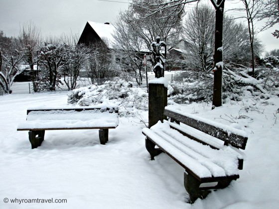 Snow in Regensburg Germany | whyroamtravel.com