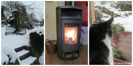 Snow in Regensburg Germany